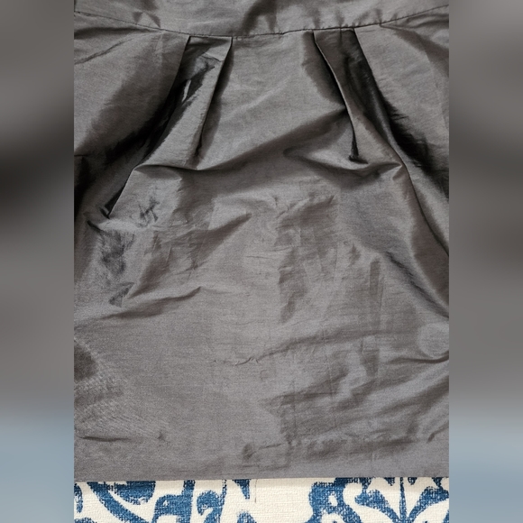 Alfred Sung Gray Low Bow Back Cocktail Dress - Picture 7 of 7